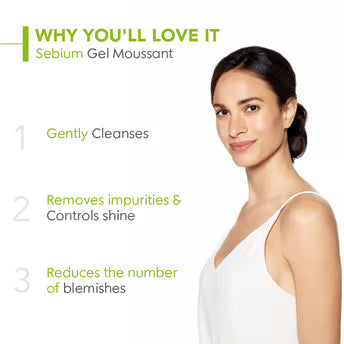 Bioderma Cleanser - Sebium Gel Moussant - Acne Defence Cleanser For Oily Acne Prone Skin - 500ml