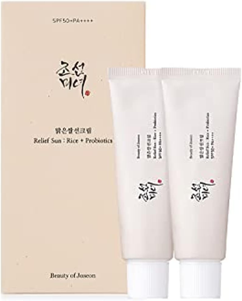 Beauty of Joseon Relief Sun: Rice + Probiotics SPF 50+ PA++++ | Korean Moisturizing Sunscreen, Lightweight & Brightening