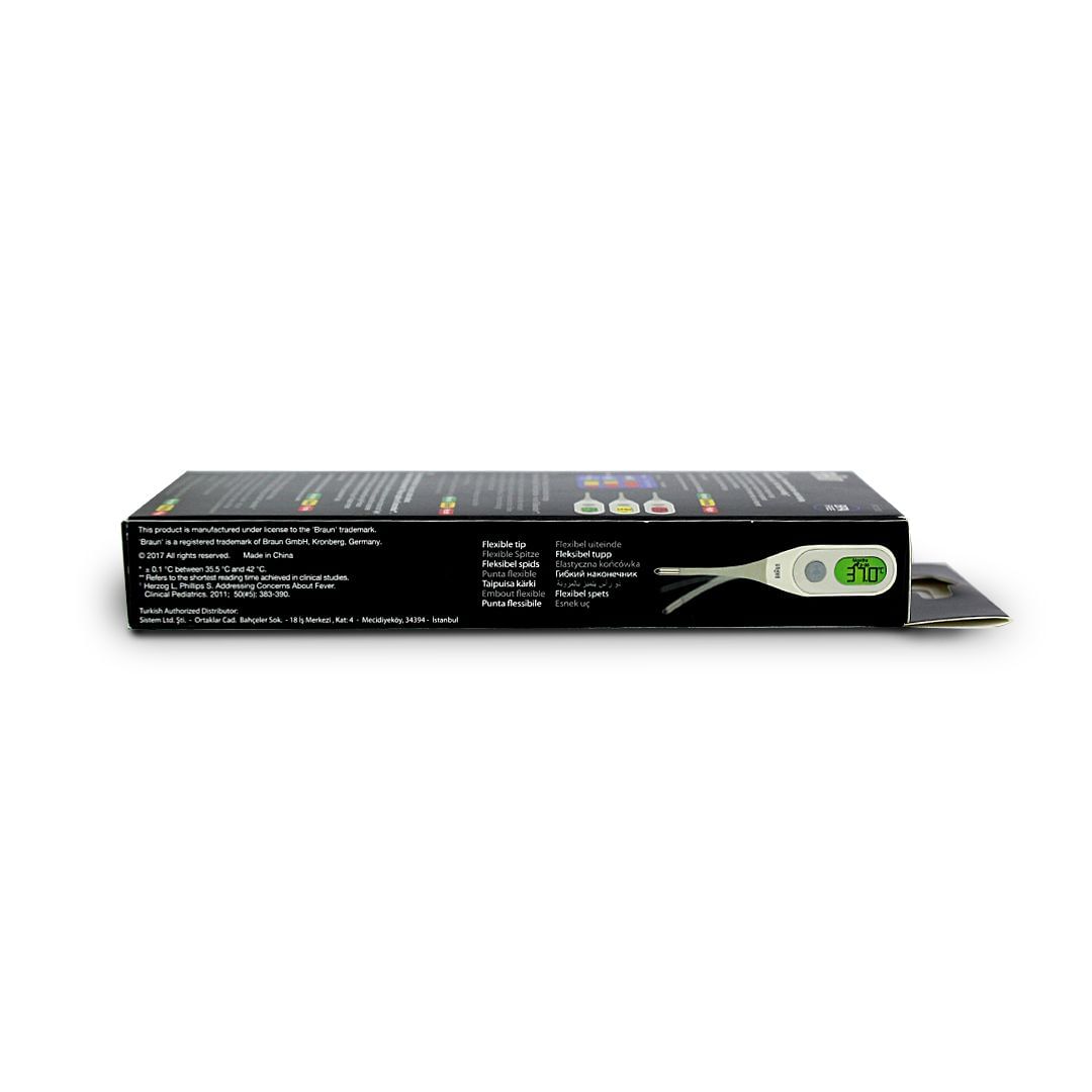 Braun PRT2000 Digital Thermometer with Age Precision & Flexible Tip – Fast 8 Second Reading