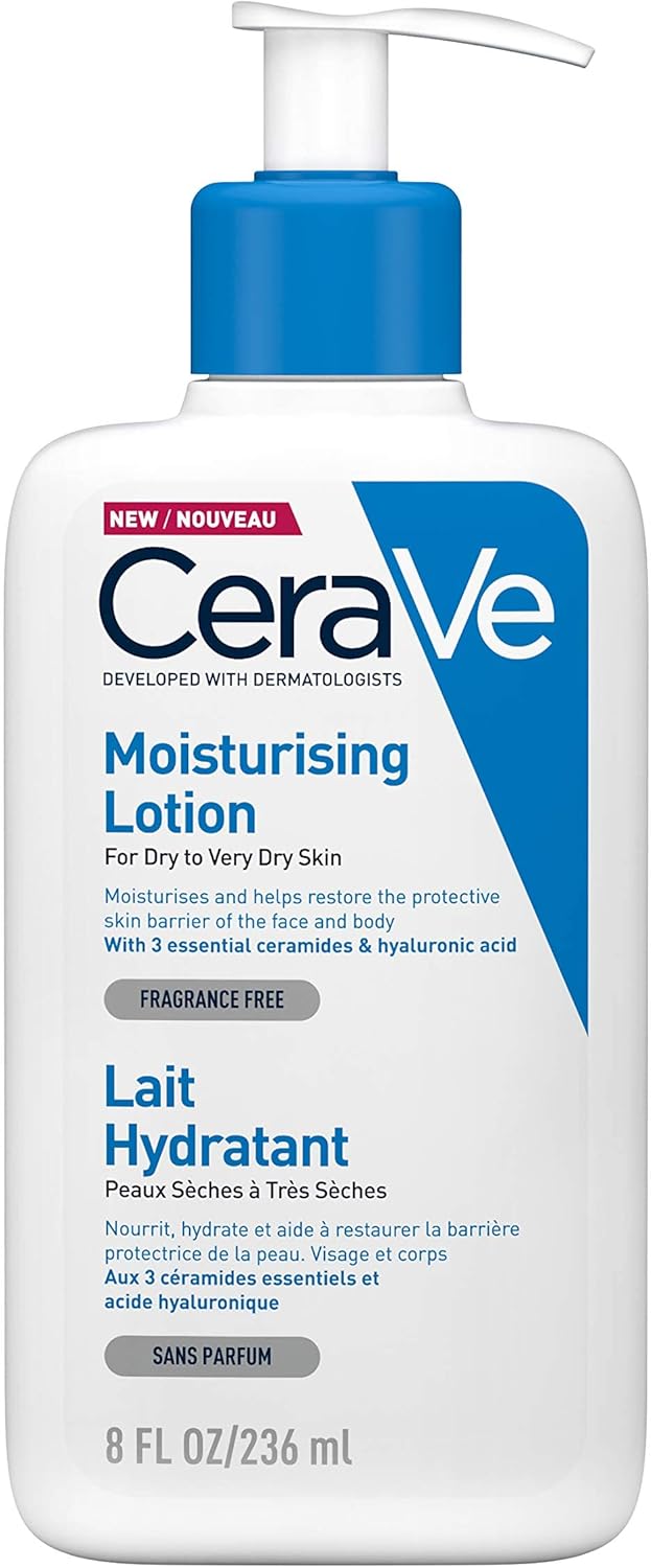 CeraVe Fragrance Free Moisturizing Lotion For Dry To Very Dry Skin 236ml