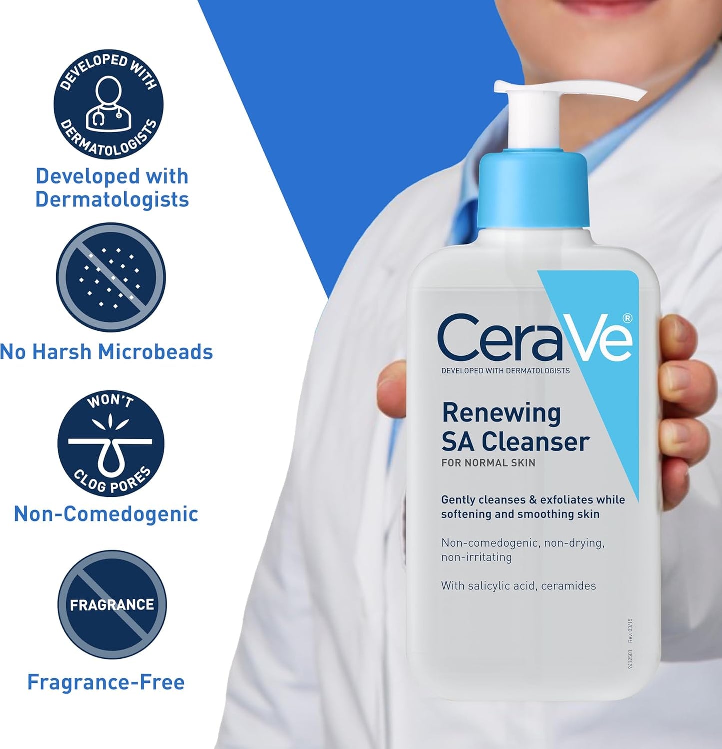 CeraVe SA Smoothing Cleanser for normal, dry and rough skin 236ml