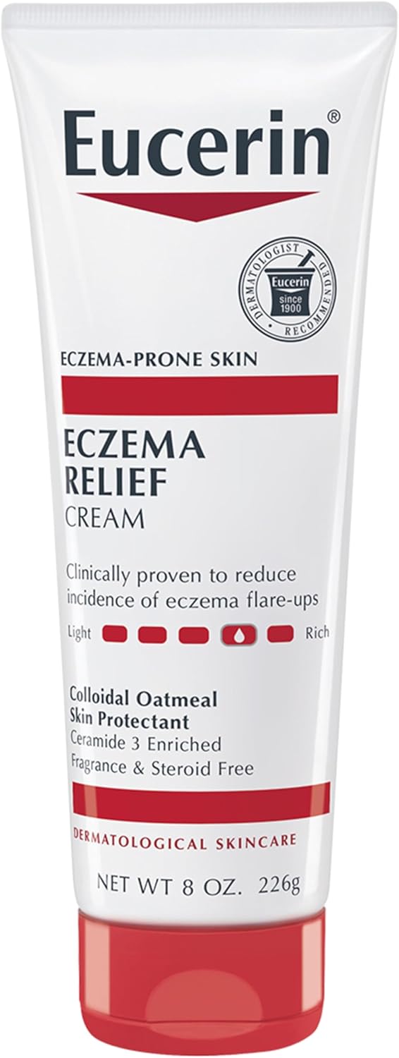 Eucerin Eczema Relief Cream 226g – 24 Hour Hydration for Sensitive Skin