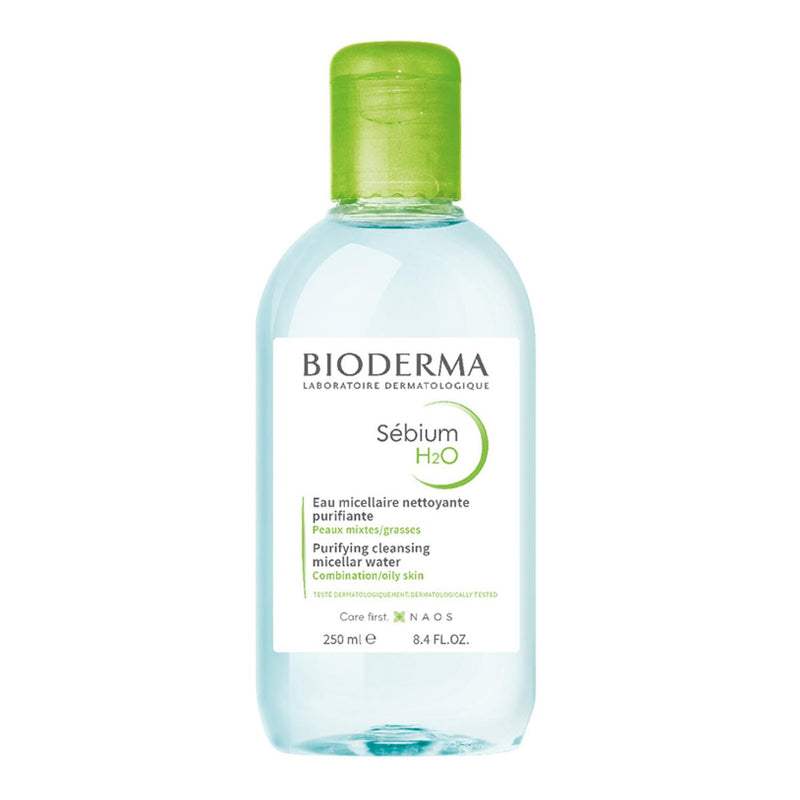 Bioderma Sensibio H2O Daily Soothing Cleanser, Make up Pollution & Impurities Remover Face Eyes Sensitive skin, 250ml