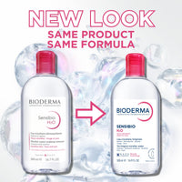 Bioderma Sensibio H2O Daily Soothing Cleanser, Make up Pollution & Impurities Remover Face Eyes Sensitive skin, 500ml