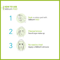 Bioderma Sensibio H2O Daily Soothing Cleanser, Make up Pollution & Impurities Remover Face Eyes Sensitive skin, 250ml