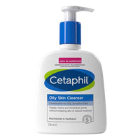 Cetaphil Oily Skin Cleanser 236ml – Foaming Face & Body Wash for Combination to Oily, Sensitive Skin | Unscented, Dermatologist-Tested