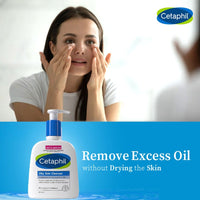 Cetaphil Oily Skin Cleanser 236ml – Foaming Face & Body Wash for Combination to Oily, Sensitive Skin | Unscented, Dermatologist-Tested
