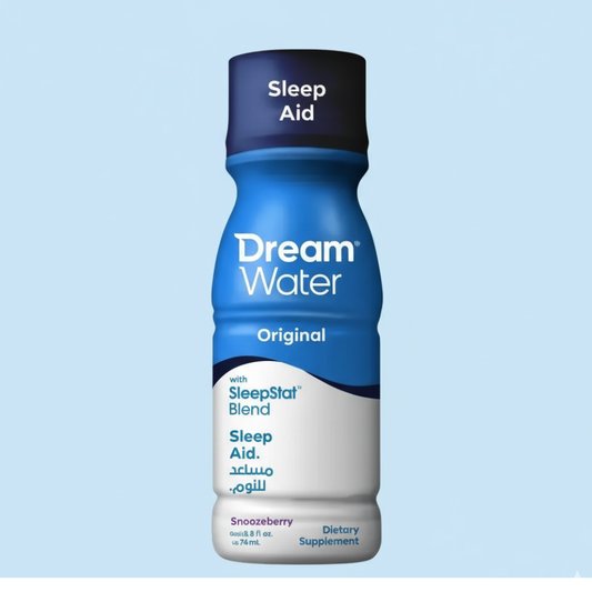 Dream Water Snoozberry Sleep Aid Shot – 74ml, Fast-Acting Melatonin Drink for Restful Sleep