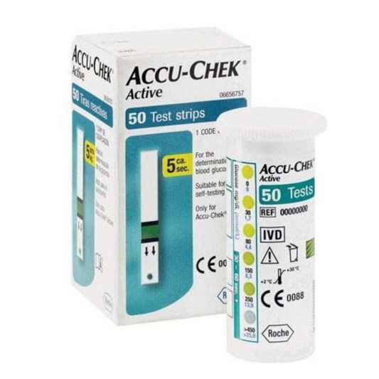 Accu-Chek Active Blood Glucose Test Strips 