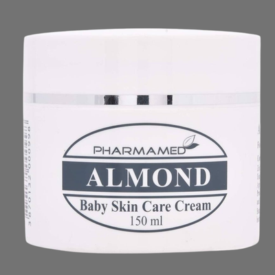 Pharmamed Almond Baby Skin Care Cream 150ml – Gentle Moisturizing Cream for Soft & Healthy Baby Skin