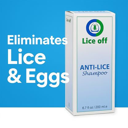 Lice Off Anti-Lice Shampoo – Fast & Natural Head Lice Treatment, 200ml