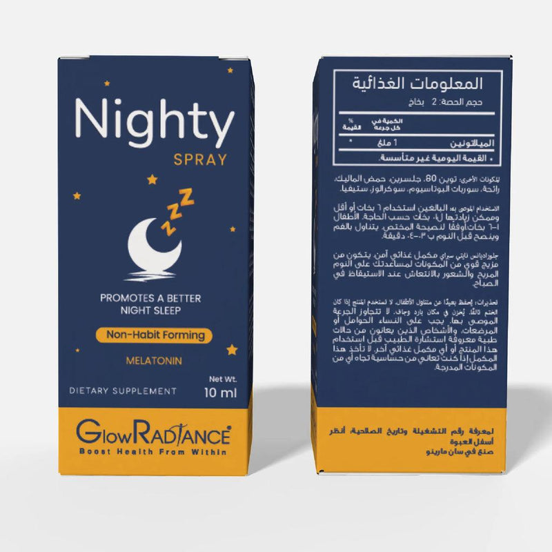 GlowBalance Nighty Spray – Melatonin 10 ml
