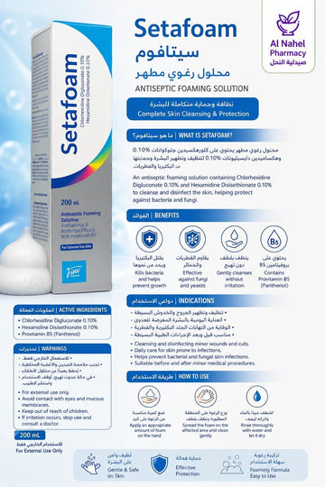 Setafoam Antiseptic Foaming Solution